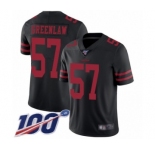 Youth San Francisco 49ers #57 Dre Greenlaw Black Vapor Untouchable Limited Player 100th Season Football Jersey