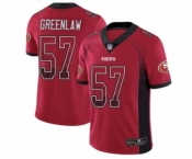 Youth San Francisco 49ers #57 Dre Greenlaw Limited Red Rush Drift Fashion Football Jersey