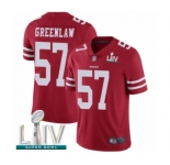 Youth San Francisco 49ers #57 Dre Greenlaw Red Team Color Vapor Untouchable Limited Player Super Bowl LIV Bound Football Jersey