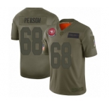 Youth San Francisco 49ers #68 Mike Person Limited Camo 2019 Salute to Service Football Jersey
