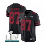 Youth San Francisco 49ers #87 Dwight Clark Black Vapor Untouchable Limited Player Super Bowl LIV Bound Football Jersey