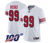 Youth San Francisco 49ers #99 DeForest Buckner Limited White Rush Vapor Untouchable 100th Season Football Jersey