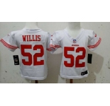 nike kids nfl jerseys san francisco 49ers #52 patrick willis white[nike]