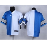 nike nfl jersey detroit lions blank white-blue[Elite split]