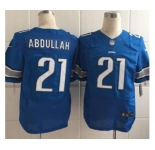 nike nfl jerseys detroit lions #21 abdullah blue[Elite][abdullah]