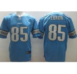 nike nfl jerseys detroit lions #85 ebron blue[Elite]