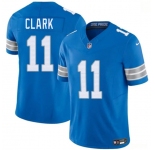 Men's Detroit Lions #11 Damone Clark Blue 2026 F.U.S.E. Vapor Limited Football Stitched Game Jersey