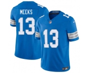 Men's Detroit Lions #13 Jackson Meeks Blue 2026 F.U.S.E. Vapor Limited Football Stitched Game Jersey
