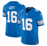 Men's Detroit Lions #16 Jared Goff Blue 2024 F.U.S.E. Vapor Limited Stitched Jersey