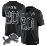 Men's Detroit Lions #20 Barry Sanders Black F.U.S.E. 2026 Salute to Service Limited Football Stitched Jersey