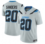 Men's Detroit Lions #20 Barry Sanders Silver 2026 F.U.S.E. Rivalries Collection Limited Football Stitched Jersey