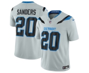 Men's Detroit Lions #20 Barry Sanders Silver 2026 F.U.S.E. Rivalries Collection Limited Football Stitched Jersey