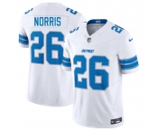 Men's Detroit Lions #26 Morice Norris White 2025 F.U.S.E. Vapor Limited Football Stitched Jersey