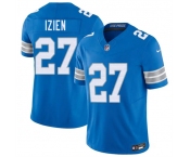 Men's Detroit Lions #27 Christian Izien Blue 2026 F.U.S.E. Vapor Limited Football Stitched Game Jersey