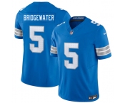 Men's Detroit Lions #5 Teddy Bridgewater Blue 2026 F.U.S.E. Vapor Limited Football Stitched Game Jersey