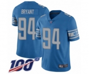 Men's Detroit Lions #94 Austin Bryant Blue Team Color Vapor Untouchable Limited Player 100th Season Football Jersey