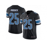 Men's Nike Detroit Lions #25 Theo Riddick Limited Black Rush NFL Jersey
