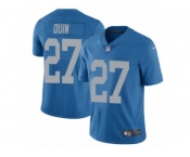 Men's Nike Detroit Lions #27 Glover Quin Vapor Untouchable Limited Blue Alternate NFL Jersey