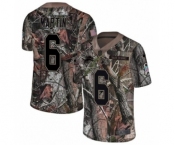 Men's Nike Detroit Lions #6 Sam Martin Limited Camo Rush Realtree NFL Jersey