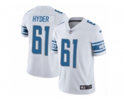 Men's Nike Detroit Lions #61 Kerry Hyder Vapor Untouchable Limited White NFL Jersey