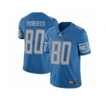 Men's Nike Detroit Lions #80 Michael Roberts Limited Light Blue Team Color NFL Jersey