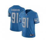 Men's Nike Detroit Lions #91 A'Shawn Robinson Vapor Untouchable Limited Light Blue Team Color NFL Jersey