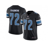 Nike Detroit Lions #72 Frank Ragnow Men Rush Vapor Untouchable Black Limited NFL Jersey
