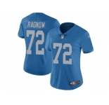 Women Nike Detroit Lions #72 Frank Ragnow Alternate Vapor Untouchable Blue Limited NFL