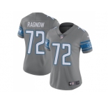 Women Nike Detroit Lions #72 Frank Ragnow Rush Vapor Untouchable Steel Limited NFL