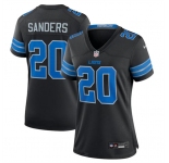 Women's Detroit Lions #20 Barry Sanders Black 2nd Alternate Stitched Jersey