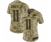 Women's Nike Detroit Lions #11 Marvin Jones Jr Limited Camo 2018 Salute to Service NFL Jersey