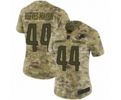Women's Nike Detroit Lions #44 Jalen Reeves-Maybin Limited Camo 2018 Salute to Service NFL Jersey