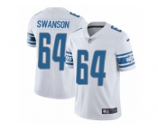 Women's Nike Detroit Lions #64 Travis Swanson Vapor Untouchable Limited White NFL Jersey