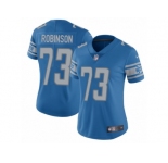 Women's Nike Detroit Lions #73 Greg Robinson Light Blue Team Color Vapor Untouchable Limited Player NFL Jersey