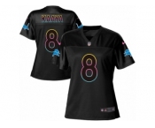 Women's Nike Detroit Lions #8 Brad Kaaya Game Black Fashion NFL Jersey