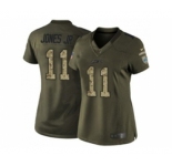 nike women nfl jerseys detroit lions #11 marvin jones jr army green[nike Limited Salute To Service]
