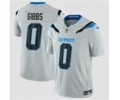 Youth Detroit Lions #0 Jahmyr Gibbs Silver 2026 F.U.S.E. Rivalries Collection Limited Football Stitched Jersey