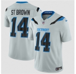 Youth Detroit Lions #14 Amon-Ra St. Brown Silver 2026 F.U.S.E. Rivalries Collection Limited Football Stitched Jersey