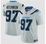 Youth Detroit Lions #97 Aidan Hutchinson Silver 2026 F.U.S.E. Rivalries Collection Limited Football Stitched Jersey