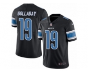 Youth Nike Detroit Lions #19 Kenny Golladay Limited Black Rush NFL Jersey