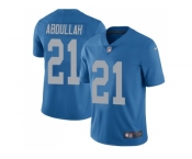 Youth Nike Detroit Lions #21 Ameer Abdullah Blue Throwback Stitched NFL Limited Jersey