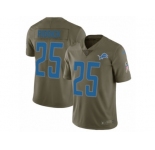 Youth Nike Detroit Lions #25 Theo Riddick Limited Olive 2017 Salute to Service NFL Jersey