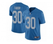 Youth Nike Detroit Lions #30 Teez Tabor Limited Blue Alternate Vapor Untouchable NFL Jersey