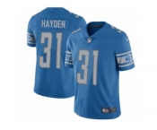 Youth Nike Detroit Lions #31 D.J. Hayden Limited Light Blue Team Color NFL Jersey