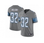 Youth Nike Detroit Lions #32 Tavon Wilson Limited Steel Rush NFL Jersey