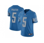 Youth Nike Detroit Lions #5 Matt Prater Light Blue Team Color Stitched NFL Limited Jersey