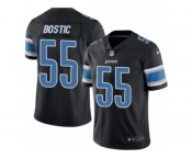 Youth Nike Detroit Lions #55 Jon Bostic Limited Black Rush NFL Jersey