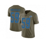 Youth Nike Detroit Lions #59 Tahir Whitehead Limited Olive 2017 Salute to Service NFL Jersey