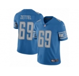 Youth Nike Detroit Lions #69 Anthony Zettel Blue Team Color Vapor Untouchable Limited Player NFL Jersey