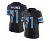 Youth Nike Detroit Lions #71 Ricky Wagner Limited Black Rush NFL Jersey